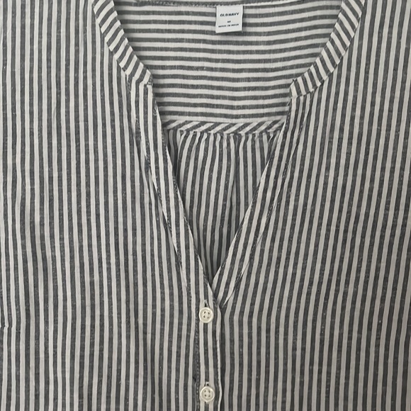 Striped V-neck Dress - Picture 2 of 5